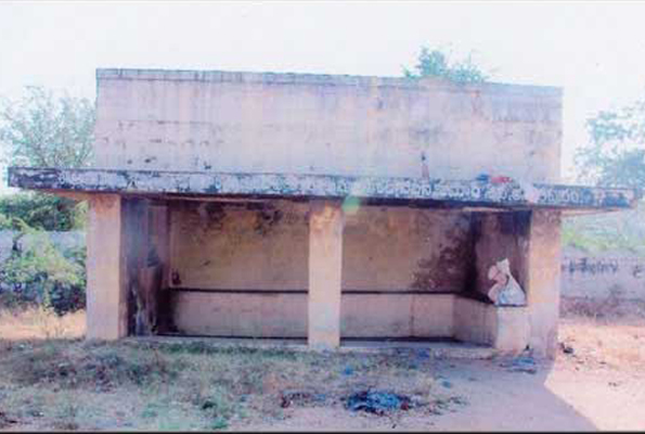 This is a old shelter, which is used by the visitors came for their relatives/friends cremation.